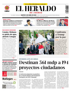 Cover of El Heraldo de Juarez