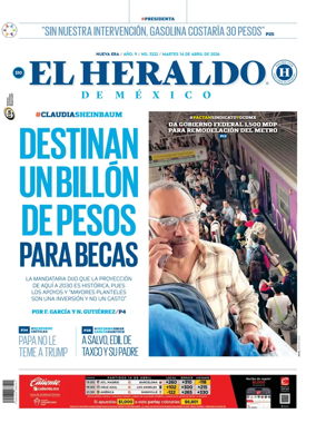 Cover of El Heraldo de Mexico