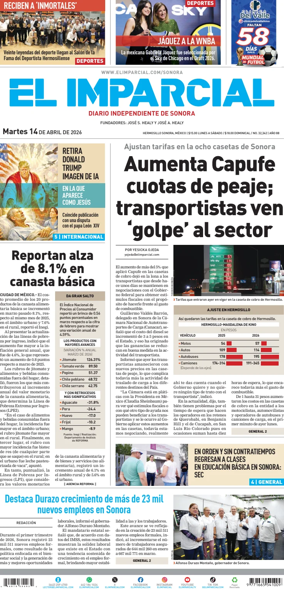 Cover of El Imparcial