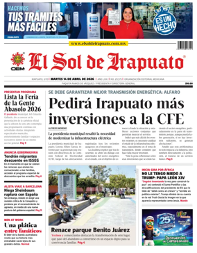 Cover of El Sol de Irapuato