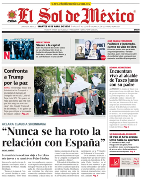 Cover of El Sol de Mexico