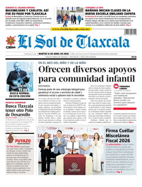 Cover of El Sol de Tlaxcala