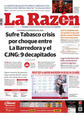 Cover of La Razon de Mexico
