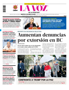 Cover of La Voz de la Frontera