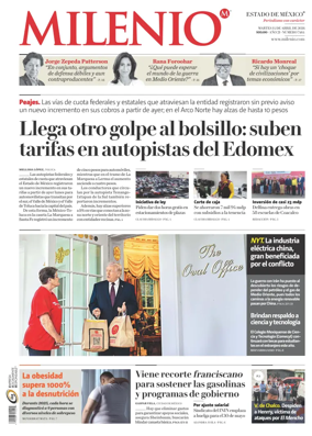 Cover of Milenio Edo de Mexico