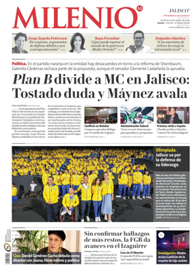Cover of Milenio Jalisco