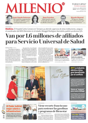 Cover of Milenio Tamaulipas