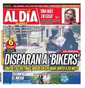Cover of Periodico Al Dia (Salamanca)