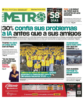 Cover of Publimetro Guadalajara