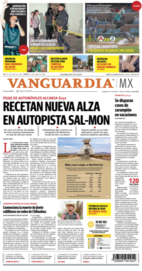 Cover of Vanguardia