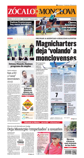 Cover of Zocalo Monclova