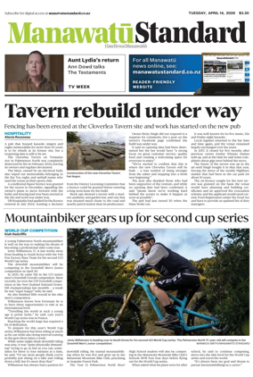 Cover of Manawatu Standard