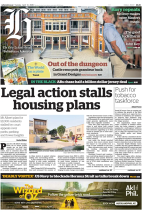 Cover of The New Zealand Herald