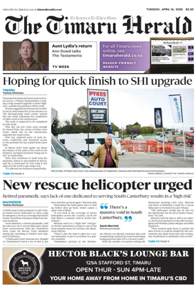 Cover of The Timaru Herald