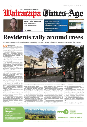 Cover of Wairarapa Times-Age (NZ)