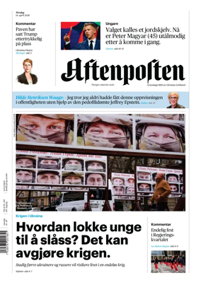 Cover of Aftenposten
