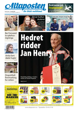 Cover of Altaposten