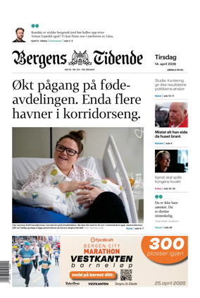 Cover of Bergens Tidende