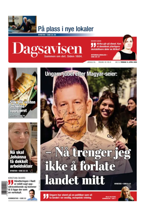 Cover of Dagsavisen