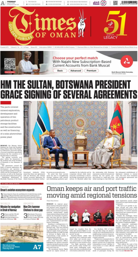 Cover of Times of Oman