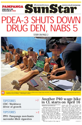 Cover of Sun.Star Pampanga