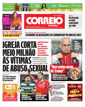 Cover of Correio da Manha