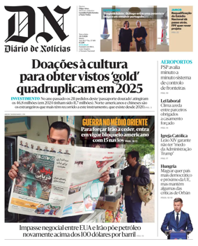 Cover of Diario de Noticias