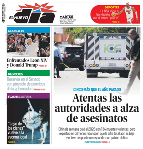 Cover of El Nuevo Dia