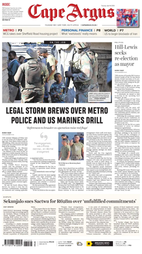 Cover of Cape Argus (PM Edition)