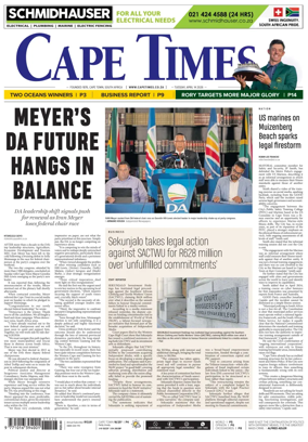 Cover of Cape Times