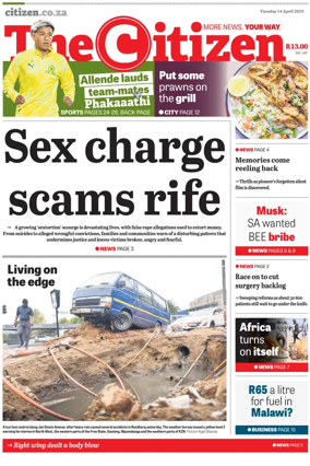 Cover of The Citizen (Gauteng)