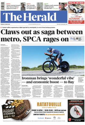 Cover of The Herald (South Africa)