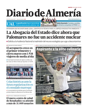 Cover of Diario de Almeria