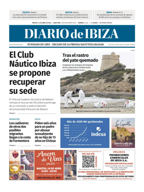 Cover of Diario de Ibiza