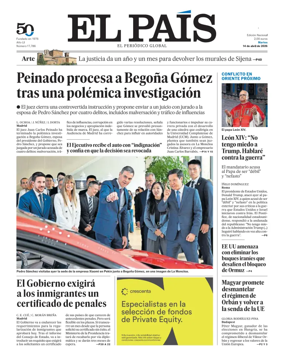 Cover of EL PAIS Euskadi