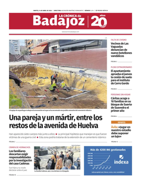 Cover of La Cronica de Badajoz BE
