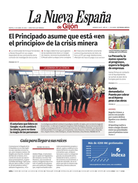 Cover of La Nueva Espana (Gijon)