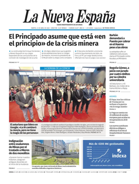 Cover of La Nueva Espana (Oviedo)