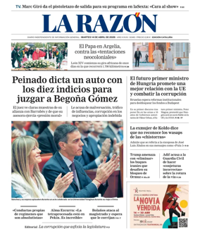 Cover of La Razon (Cataluna)