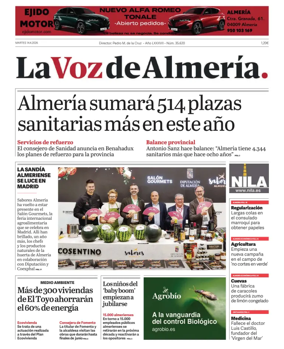 Cover of La Voz de Almeria