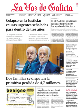 Cover of La Voz de Galicia (Carballo)