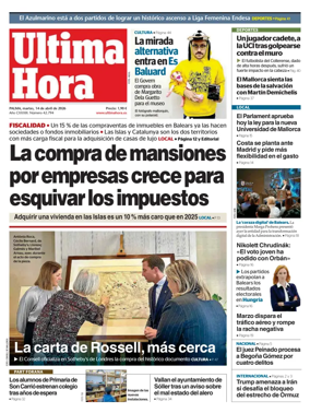 Cover of Ultima Hora