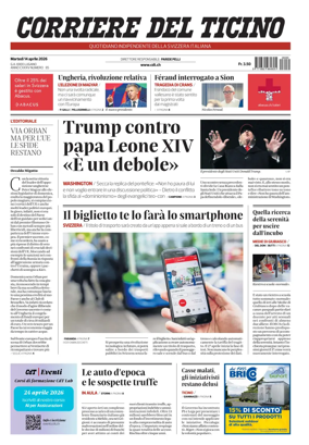 Cover of Corriere del Ticino
