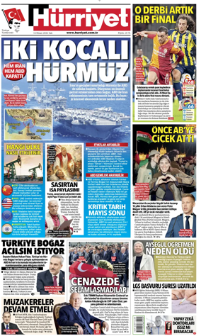 Cover of Hurriyet