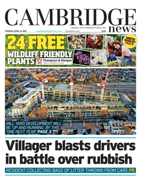 Cover of Cambridge News
