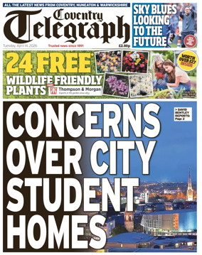 Cover of Coventry Telegraph