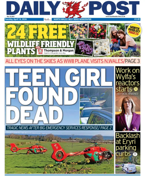Cover of Daily Post (North Wales)