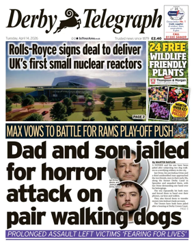 Cover of Derby Telegraph