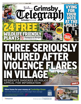 Cover of Grimsby Telegraph