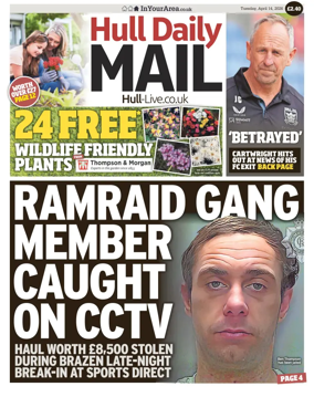 Cover of Hull Daily Mail